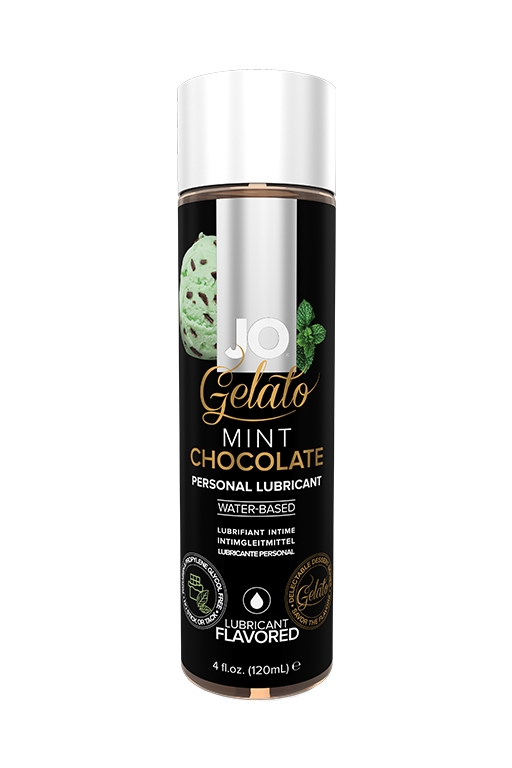 Гель "JO Mint Chocolate" с ароматом и вкусом мятного мороженого с шоколадом, 120ml 