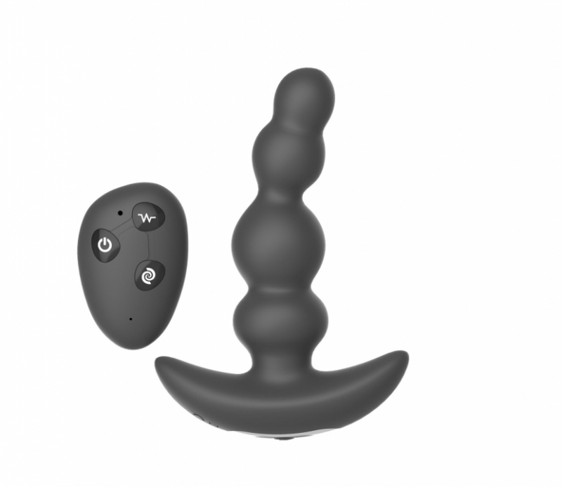 Массажер простаты с вибрацией и ротацией "NV Toys Luke" на дистанционном управлении 