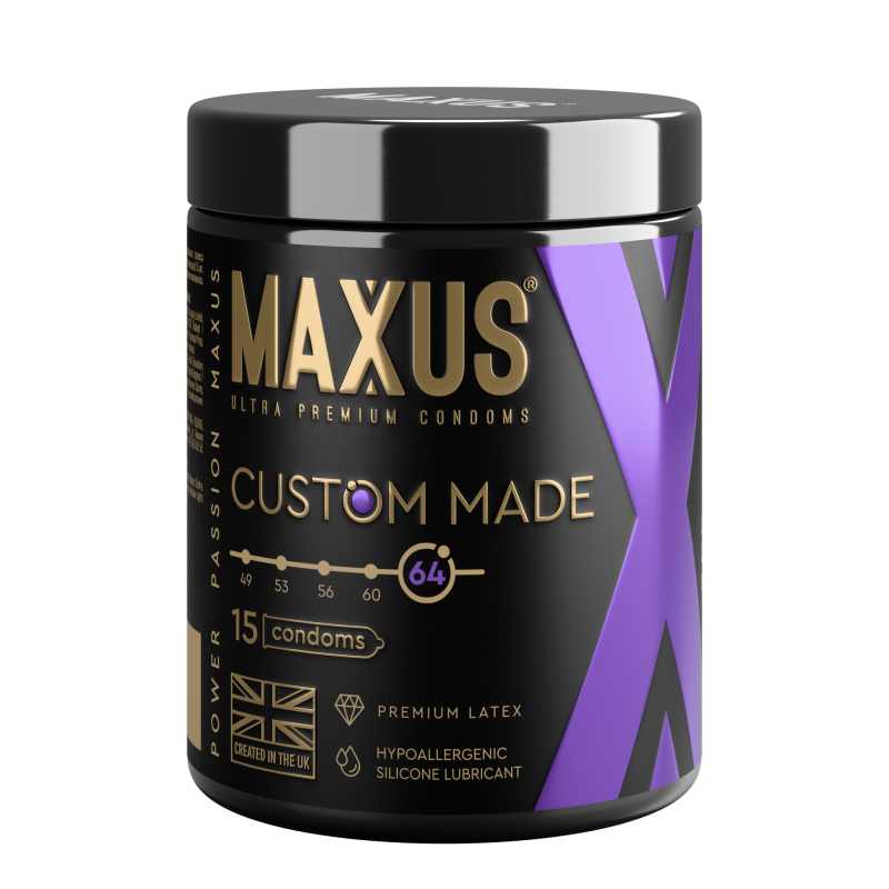 Презервативы "Maxus Custome Made 64" 15шт 